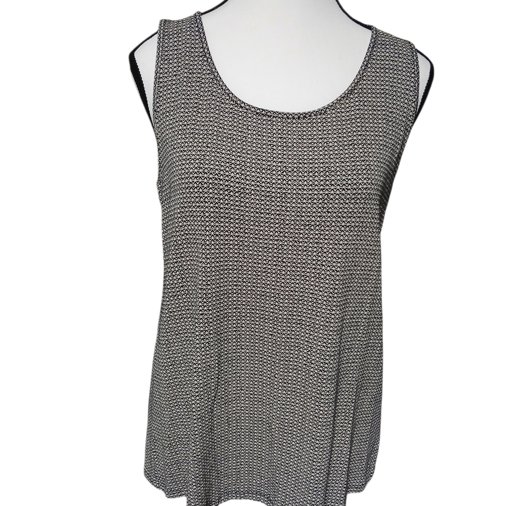 J. Jill Gray Sleeveless Relaxed Tank Top
